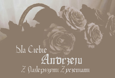 Bukiet różowych róż na andrzejki